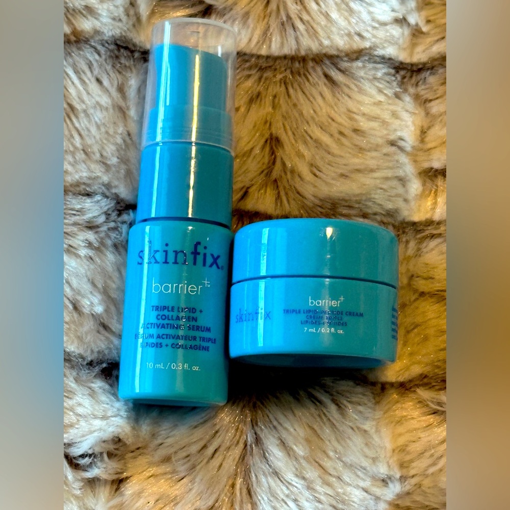 Skin fix bundle, triple lipid barrier cream and serum, NIP